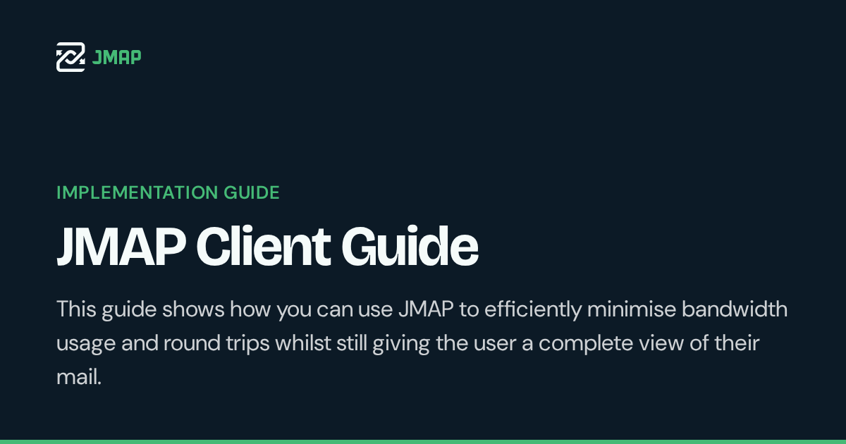 JMAP Client Guide